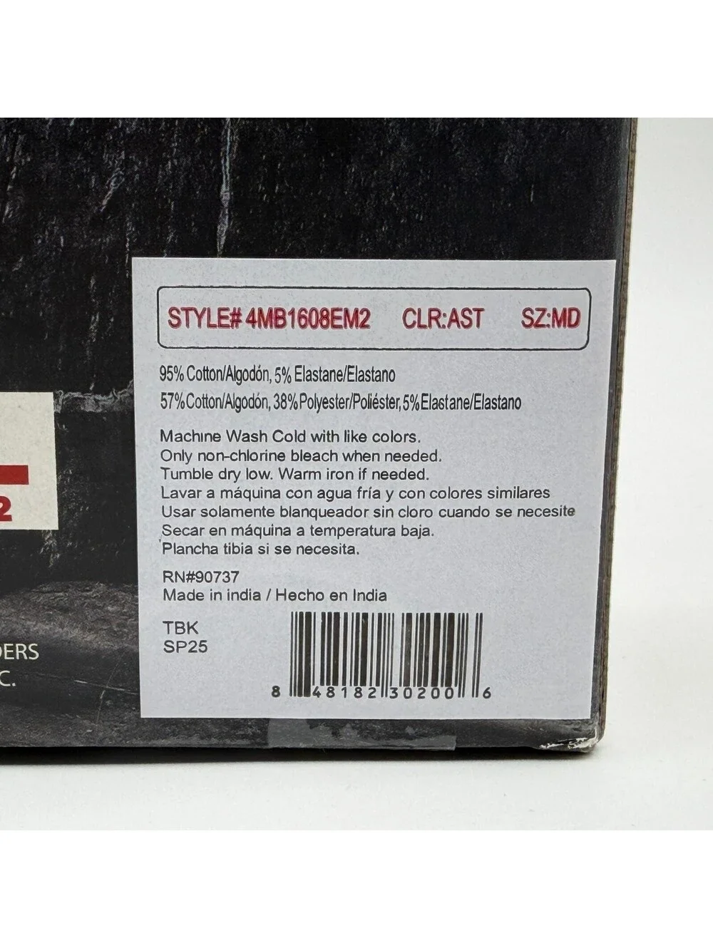 Element 4 Pack Cotton Stretch Fly Front Boxer Briefs Black Men's M Boxer Briefs